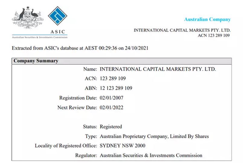 Giấy phép ASIC (Úc)