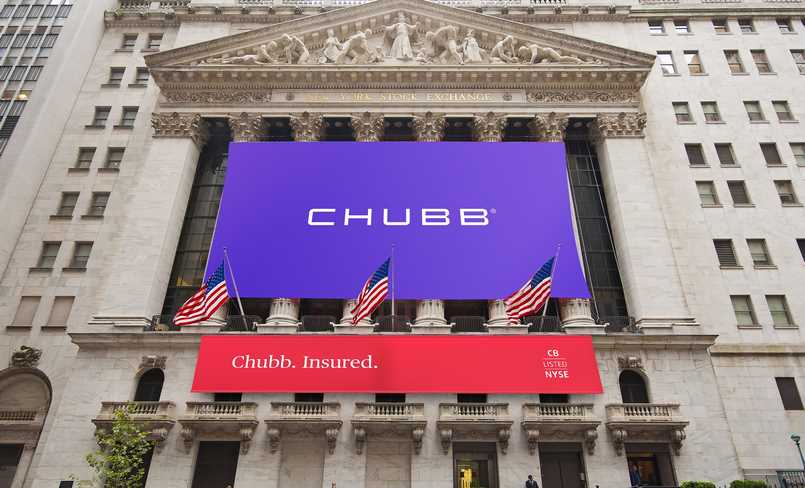 Chubb được niêm yết trên sàn chứng khoán NYSE