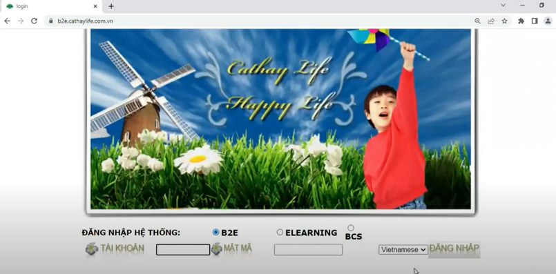 B2E Cathay Life: Hướng dẫn sử dụng phần mềm Cathay B2E cho đại lý